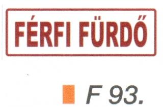 Férfi fürdö F93