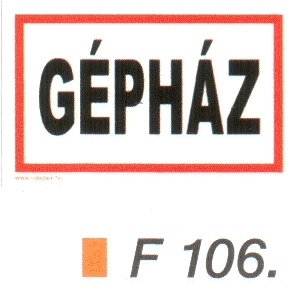 Gépház F106