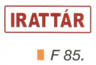 Irattár F85