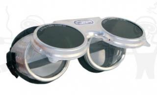 Lux optical munkavédelmi hegesztőszemüveg felhajtható víztiszta biztonsági lencsével REVALUX  60810-es