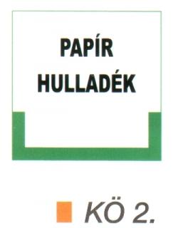 Papír hulladék kö 2.