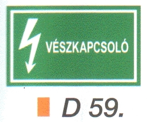 Vészkapcsoló D59