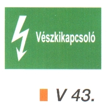 Vészkikapcsoló v 43