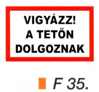 Vigyázz! A tetön dolgoznak F35