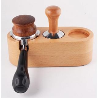AVX 9J13 3-as tamper - és  szűrőkar tartó 51-53mm Beach Wood