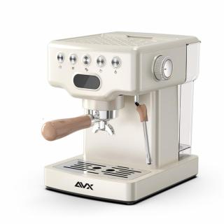 AVX EM3202SW Hófehérke Kávégép + Barista csomag + C401W Kávéőrlő