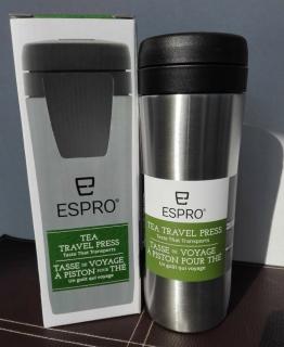 Espro Travel Press 350ml teához saválló acél