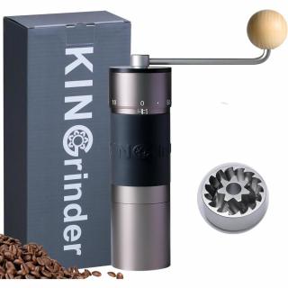 Kingrinder K6 kéziőrlő + AVX K112EB Bluetooth Barista mérleg