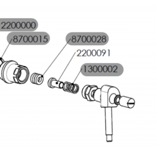 Lelit 8700028  tömítés PL162 géphez