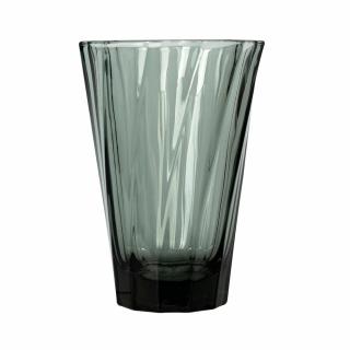 Loveramics Urban Glass 360ml Twisted Café Latte Glass-Fekete