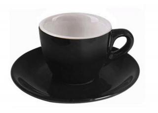 Nuova Point Palermo Caffé 56ml csésze+tányér -fekete