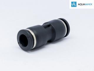 AquaMaxx Műanyag levegőcső összekötő, Egyenes, 2x8mm (LCS-1)