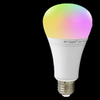 E27 Gömb 12W 1100 Lumen vezérelhető RGB+CCT