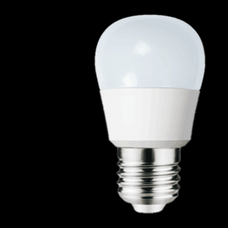 LED lámpa E27 gömb 7Watt 580Lm WW Meleg fehér