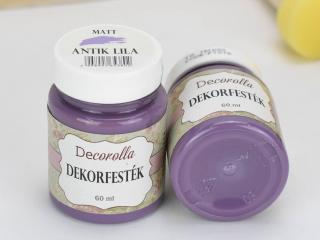 Decorolla matt dekorfesték 60ml antik lila