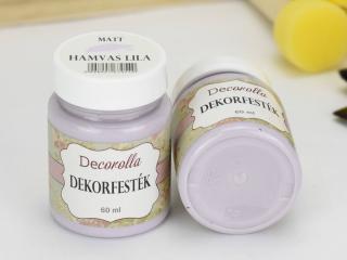 Decorolla matt dekorfesték 60ml  hamvas lila