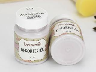 Decorolla matt dekorfesték 60ml  hamvas rózsa