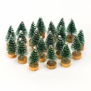 Dekor fenyőfa zöld 4cm 20db/csomag