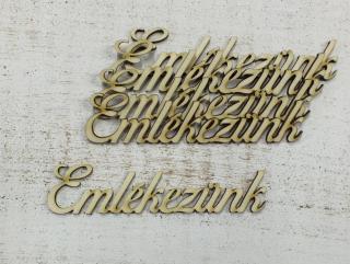 "Emlékezünk" felirat 5db/csomag