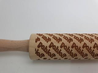 Kekszmintázó sodrófa - Boldog Karácsonyt 39cm