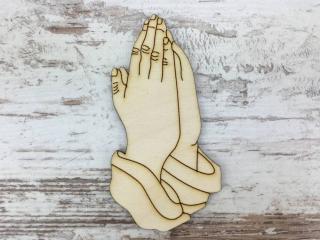 Natúr fa - Imádkozó kéz 10cm