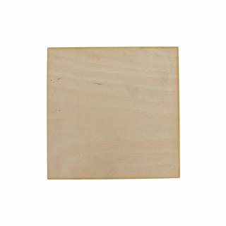 Natúr fa - Négyzet tábla 15x15cm