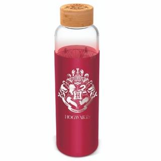 Üveg kulacs szilikon borítással Harry Potter - 585 ml