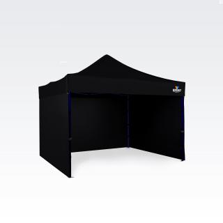 Acél pavilon sátor - EXCLUSIVE  +5 év jótállás, ingyenes szervíz! Sátor mérete: 3x3m, Sátor színe: Fekete
