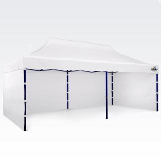 Acél pavilon sátor - EXCLUSIVE  +5 év jótállás, ingyenes szervíz! Sátor mérete: 3x6m, Sátor színe: Fehér