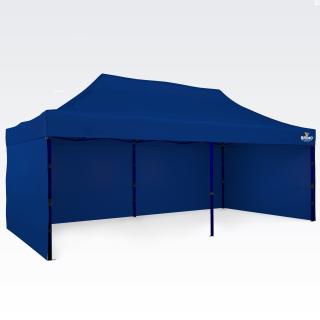 Acél pavilon sátor - EXCLUSIVE  +5 év jótállás, ingyenes szervíz! Sátor mérete: 3x6m, Sátor színe: Kék
