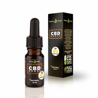 CBD Drops 10ml 4% 400mg kender olaj Pharma Hemp