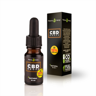 CBD Drops 15% 10ml 1500mg kender olaj Pharma Hemp