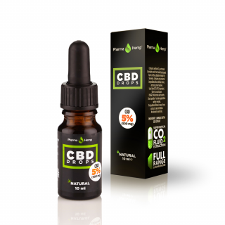 CBD drops 5% 10ml 500mg olívaolaj Pharma Hemp