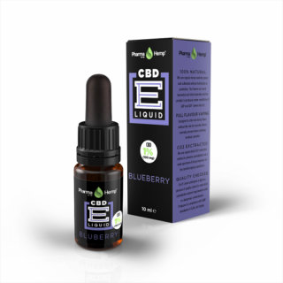 CBD e-liquid 1% 10ml fekete áfonya Pharma Hemp