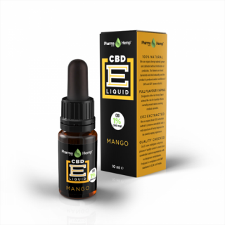 CBD e-liquid 1% 10ml mangó Pharma Hemp