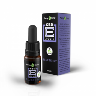 CBD e-liquid 3% 10ml fekete áfonya Pharma Hemp