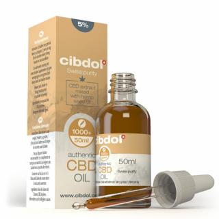 CBD olaj 5% 2500mg 50ml Cibdol