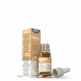 CBD olaj 5% 500mg 10ml Cibdol