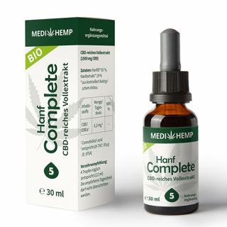 CBD olaj 5% complete 1500mg 30ml CO2 kitermelése MEDIHEMP