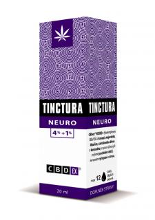 CBDex CBD Tinctura Neuro 4%+1% 20ml
