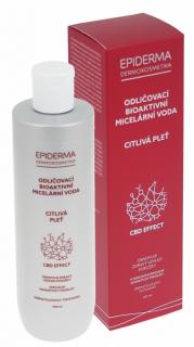 EPIDERMA bioaktív CBD micelláris smink eltávolító víz 300ml