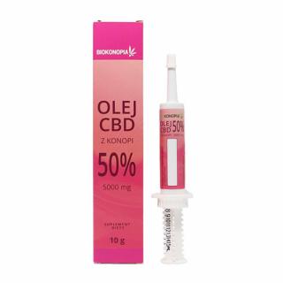 Kenderpaszta CBD 50% 5000mg 10g BIOKONOPIA