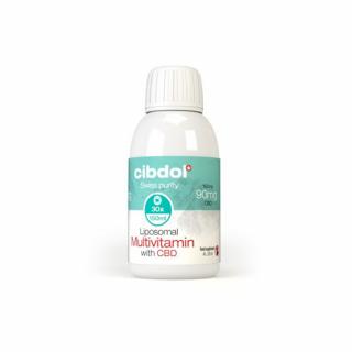 Liposzómás CBD multivitamin 90mg 150ml Cibdol