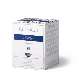 Althaus fekete tea Assam Malty Cup Pyra Pack 15x2,75g