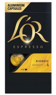 Alumínium kapszula L'OR Espresso Biondo Nespressohoz 10 db