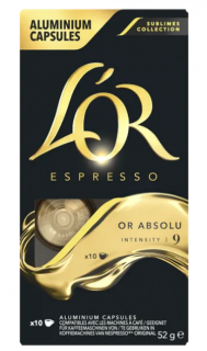 Alumínium kapszula L'OR Espresso Or Absolu Nespressohoz 10 db