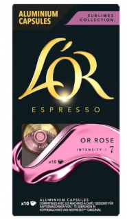 Alumínium kapszula L'OR Espresso Or Rose Nespressohoz 10 db