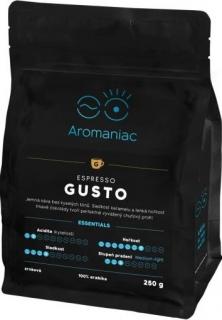 Aromaniac Frissen pörkölt kávé Espresso Gusto bab 250g