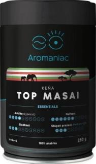 Aromaniac Frissen pörkölt kávé Kenya Top Masai bab doboz 250g