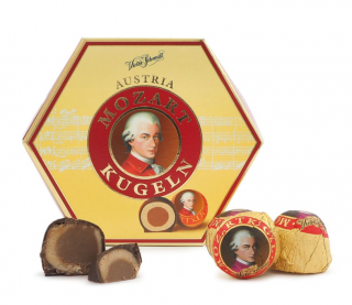 Ausztria Mozart Kugeln 17 Stk Box